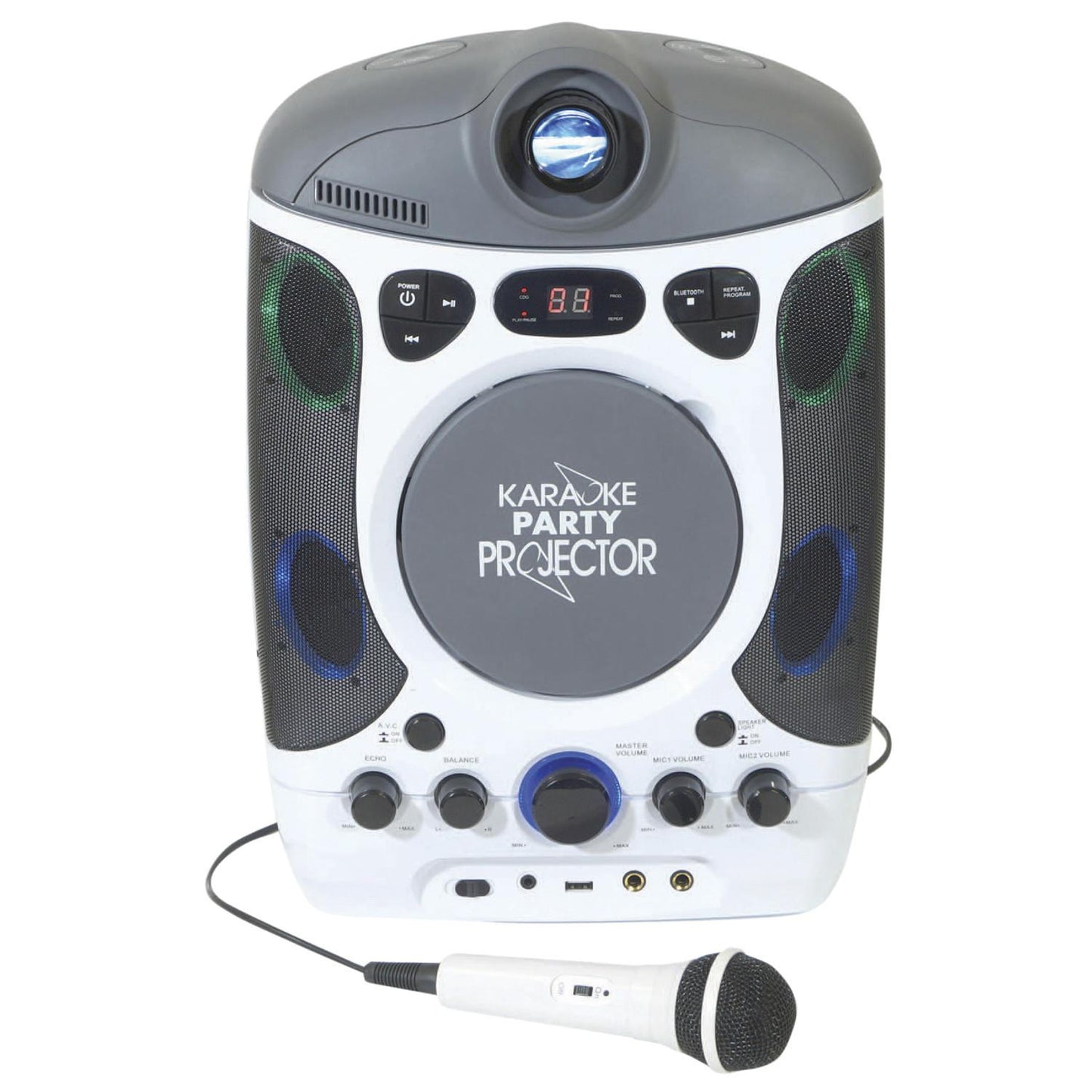 Mr Entertainer Bluetooth Karaoke Player With LED Projector