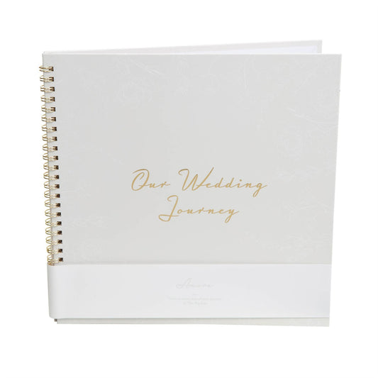 Amore Ring Bound Wedding Journal 'Our Wedding Journey'