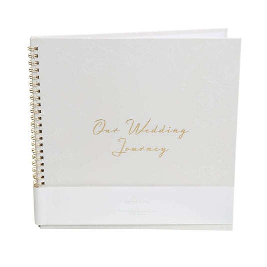 Amore Ring Bound Wedding Journal 'Our Wedding Journey'
