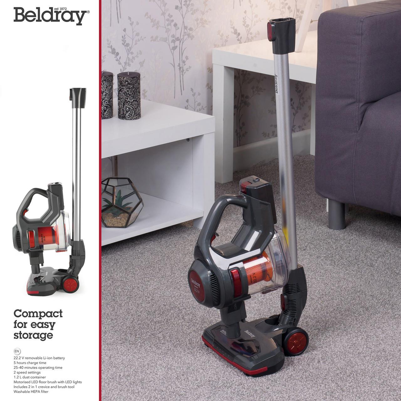 Beldray Airgility Cordless Quick Vac Lite Multi Surface Vacuum Cleaner