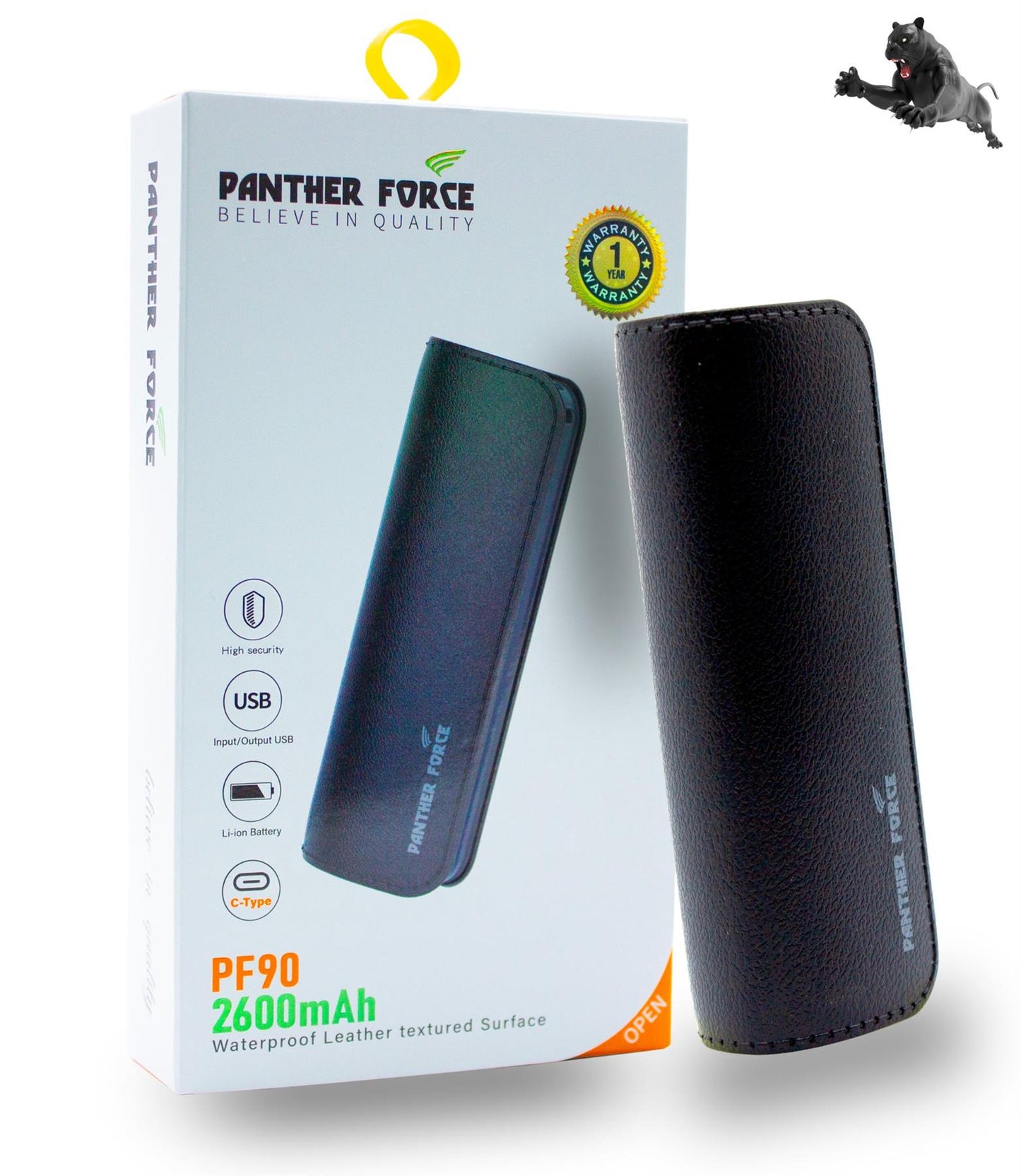 Panther Force 2600 Mini Power Bank - PF90