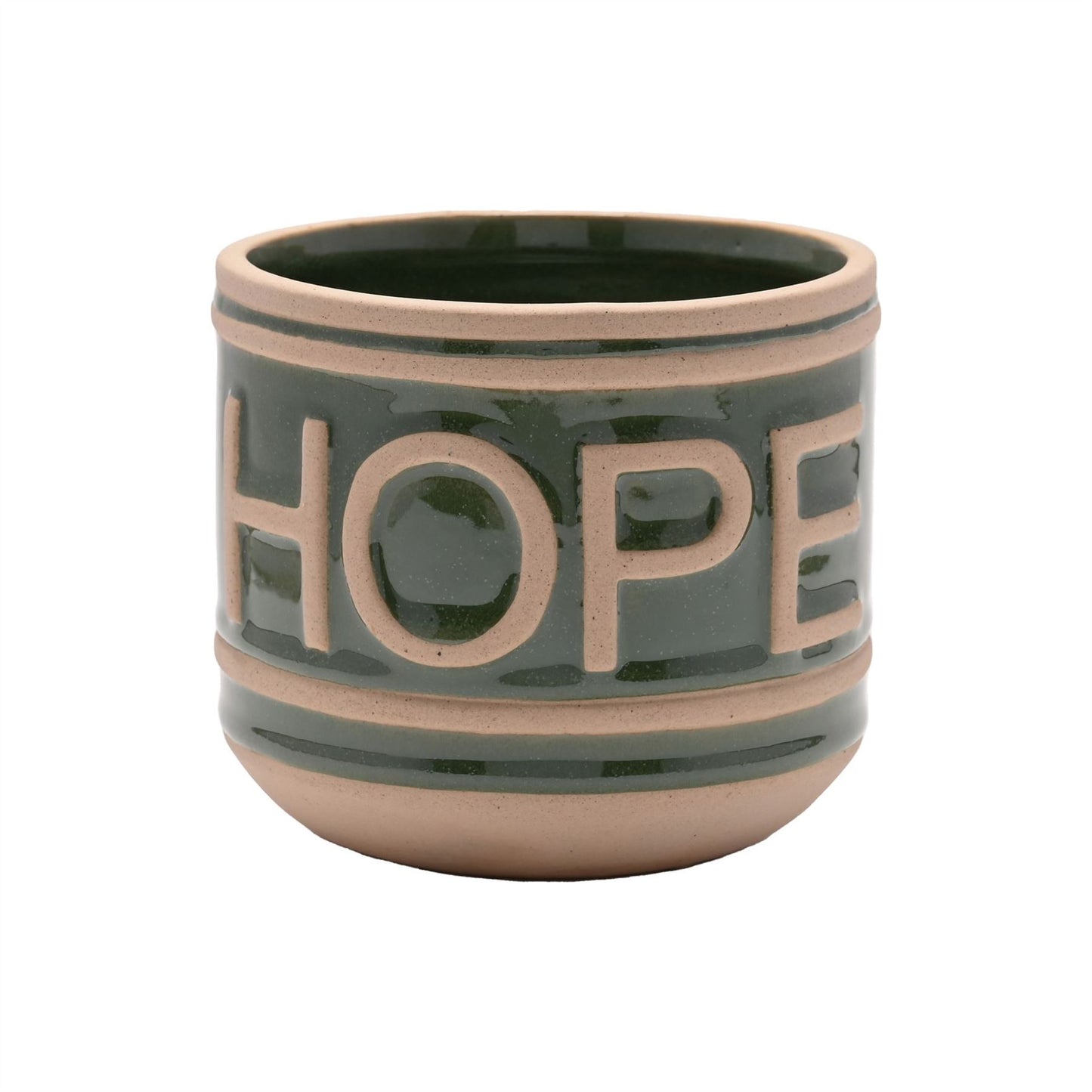 Country Living Set of 2 Ceramic Planters Love & Hope