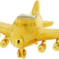 Miniature Clock Gold Aeroplane Solid Brass IMP1015G - CLEARANCE NEEDS RE-BATTERY