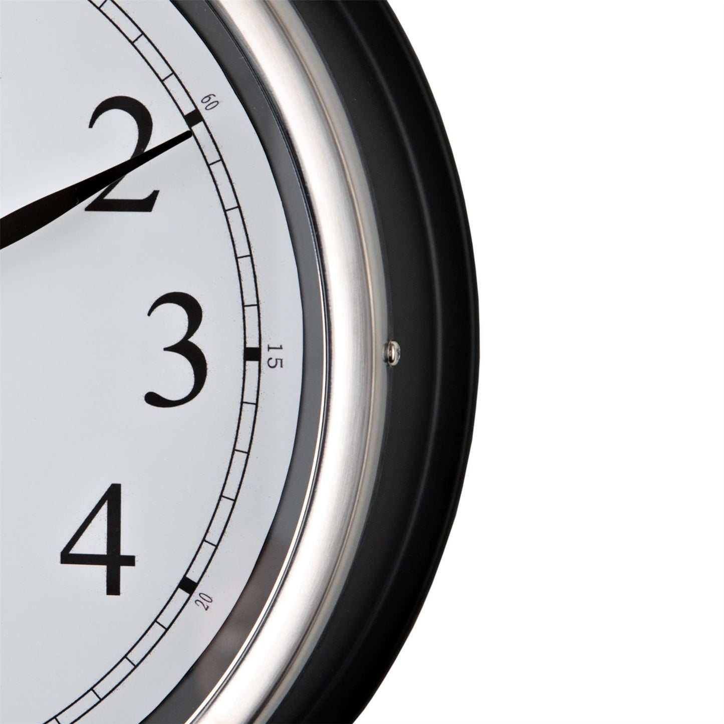 Hometime 35cm Wall Clock With Arabic Dial Available Multiple Colour
