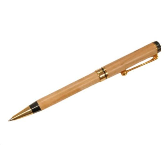 Imperial Wood Light Brown Gold Trim Pen IMP321M