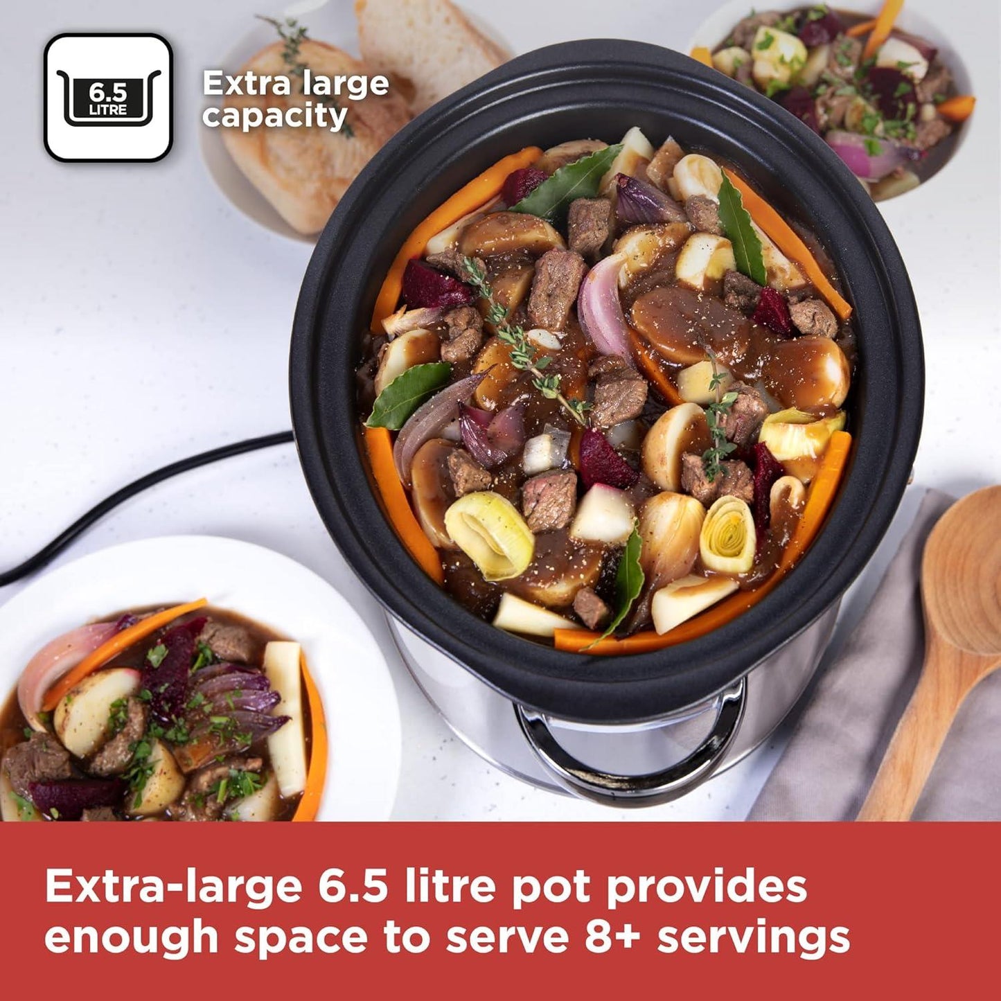 Black+Decker 6.5L Digital Slow Cooker