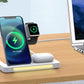 WYEFLUX 15W 3-in-1 Wireless Charging Stand with LED Light