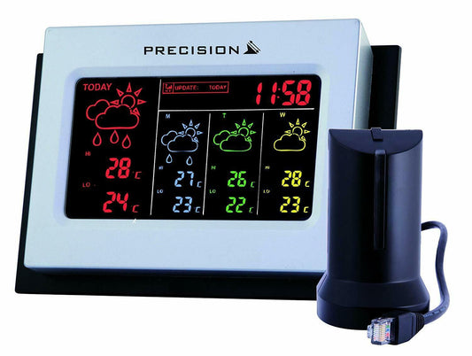 Precision Digital 4 Day Forecast Weather Station Alarm clock AP038