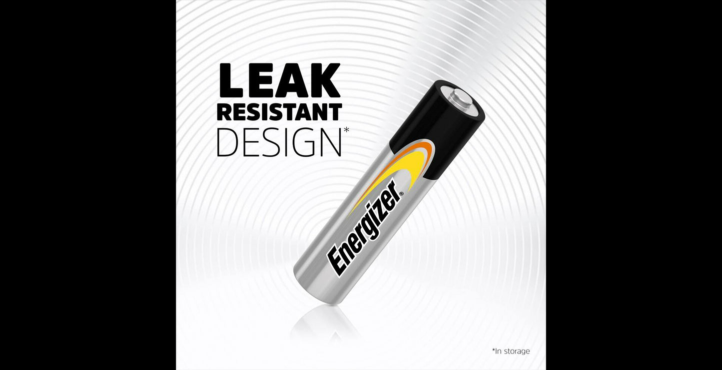Energizer Alkaline AAA Batteries - Pack of 24