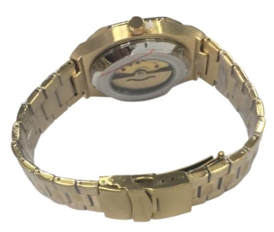 Christyan Arden Mens Fashion Octagon Dated Dial Analogue Metal Bracelet Strap Watch Available Multiple Color