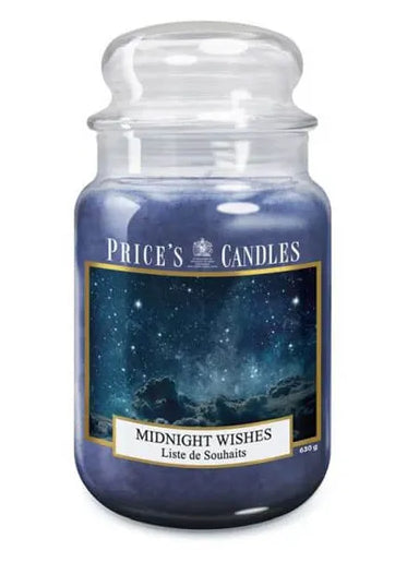 Price's Large Jar Candle – Midnight Wishes