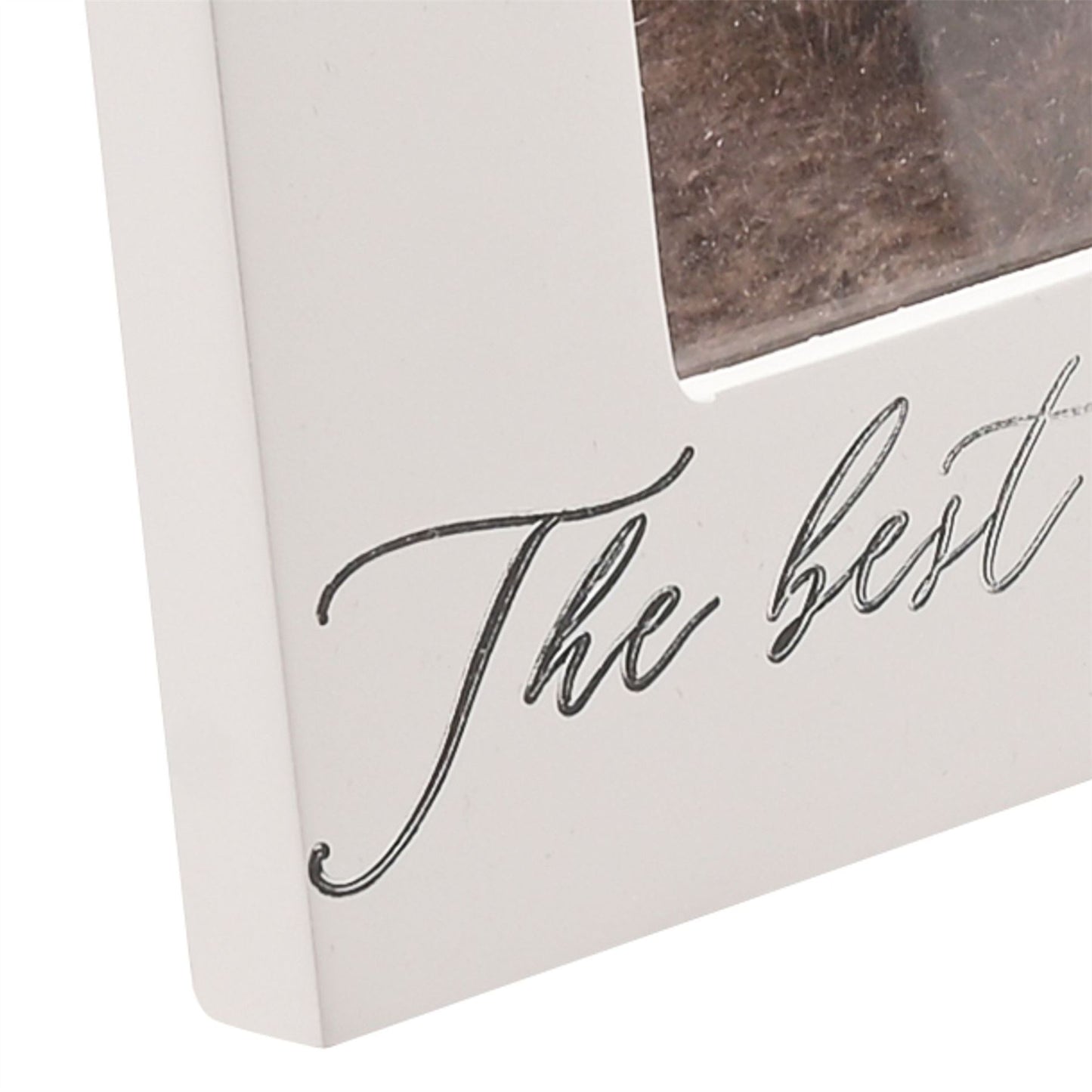 Amore White Photo Frame The Best Is Yet To Come 4" x 6"
