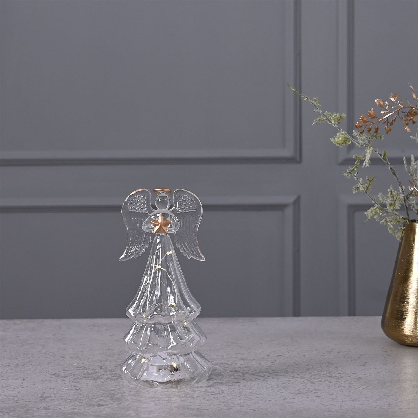 Celestial Clear LED Angel Light Decoration