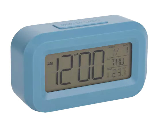 Widdop Brights Travel Digital Alarm Clock Available Multiple Colour