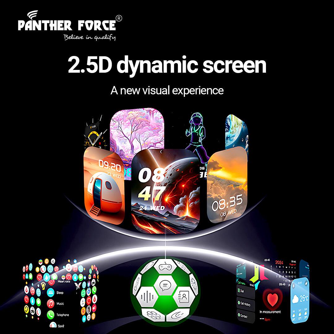 Panther Force Stylish AMOLED Display Smart Watch
