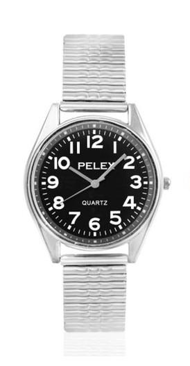 PELEX Mens Basic Expander Bracelet Quartz Watch PLX-028 Available Multiple Colour