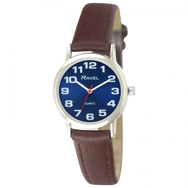 Ravel Women's Classic Colour Dial Leather Strap Watch R0105.LCD