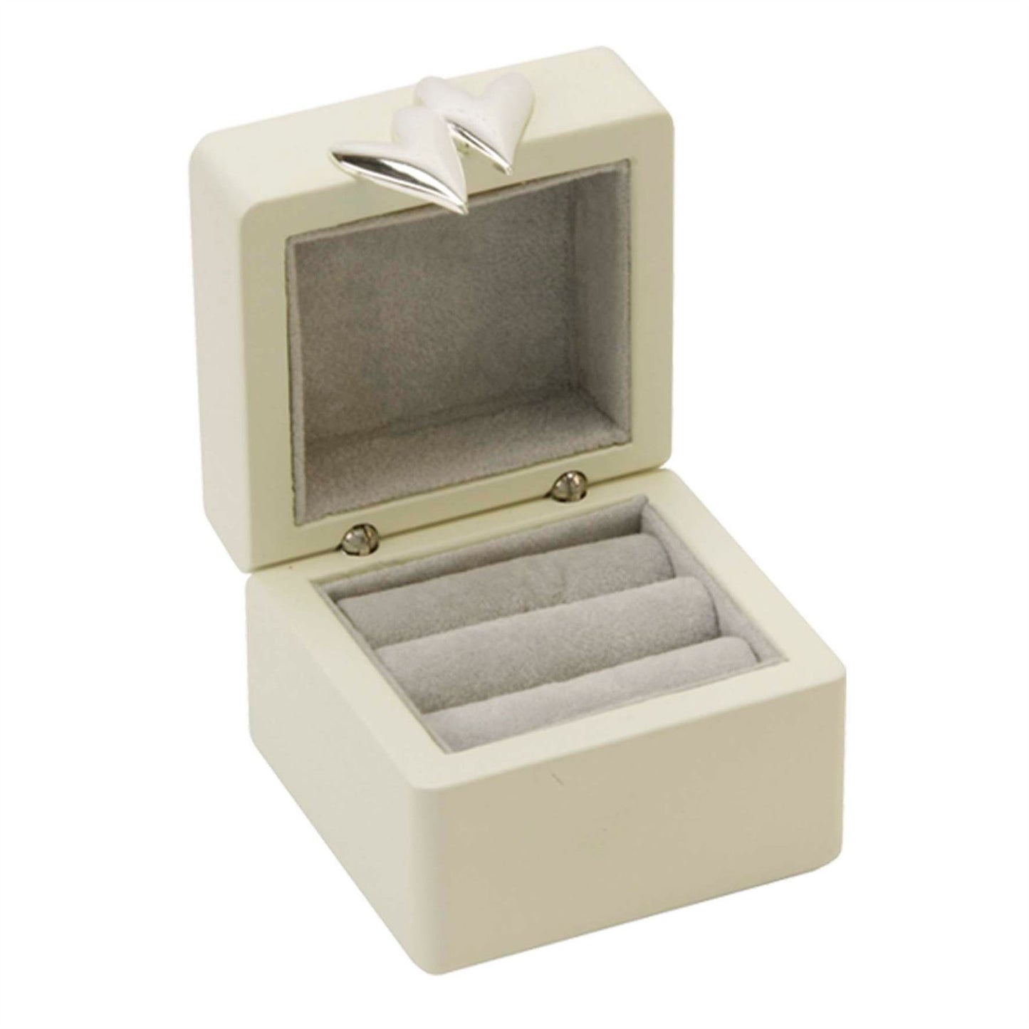 Amore Wedding Ring Box with Icons & Crystals