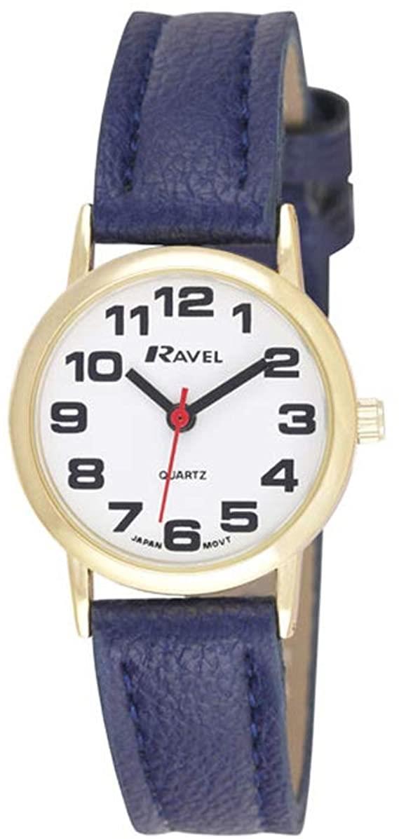 Ravel Ladies Basic Leather Strap Watch R0105L Available Multiple Colour