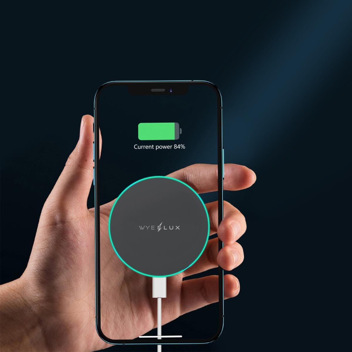 WYEFLUX 15W Aluminum Alloy Wireless Charging