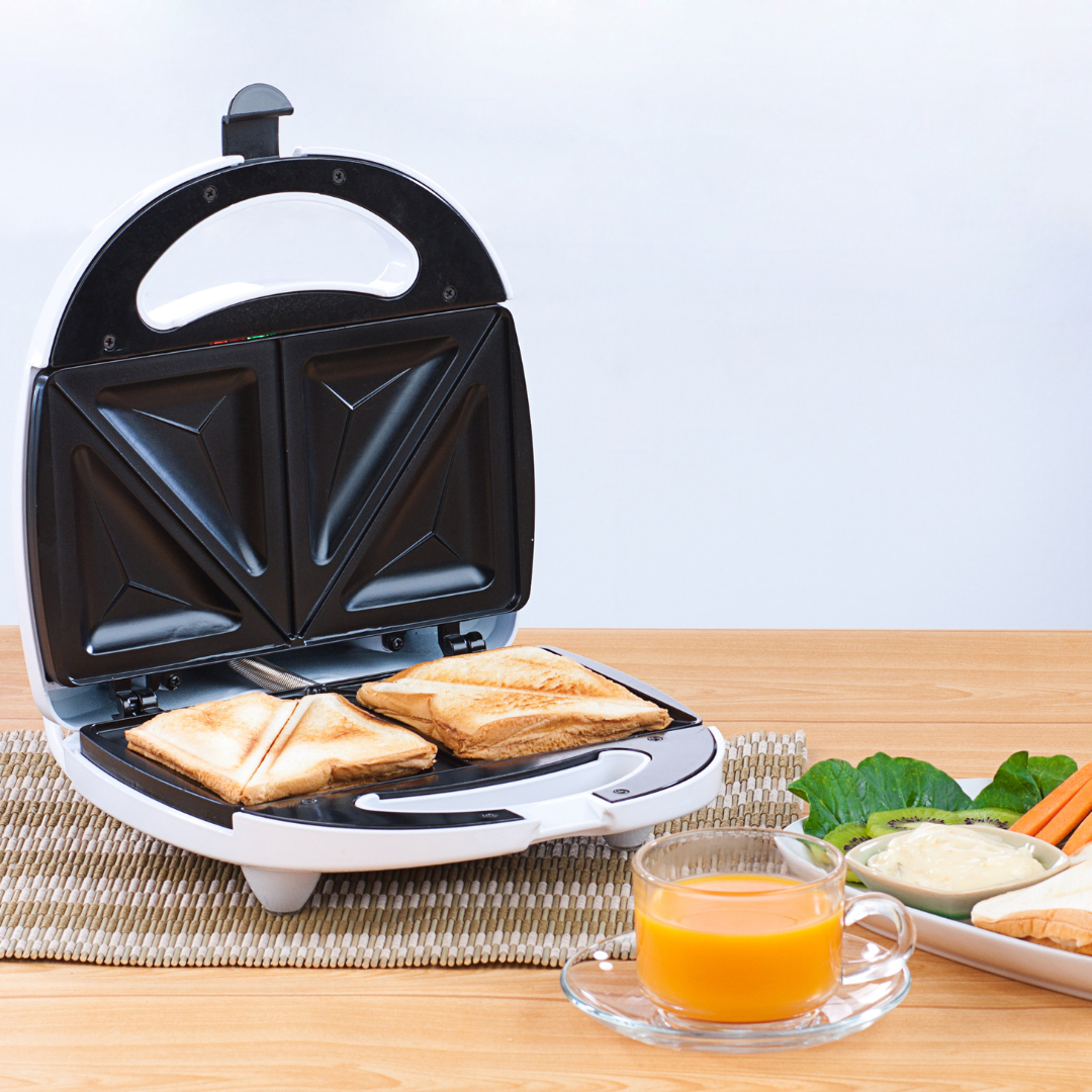 Domestic King 2 Slice White Sandwich Maker 750W- DK18100