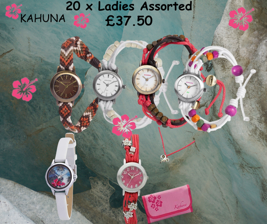 Kahuna Ladies x 20 Mixed Watch  - CLEARANCE NEEDS RE-BATTERY