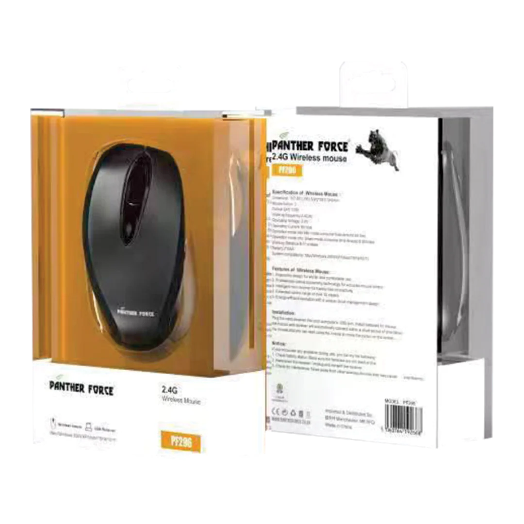 Panther Force 2.4G Wireless Mouse Black/White - PF296