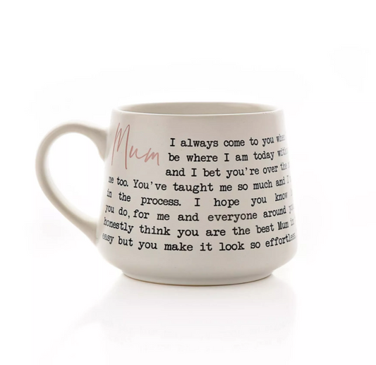 Moments Stoneware Mug - Mum