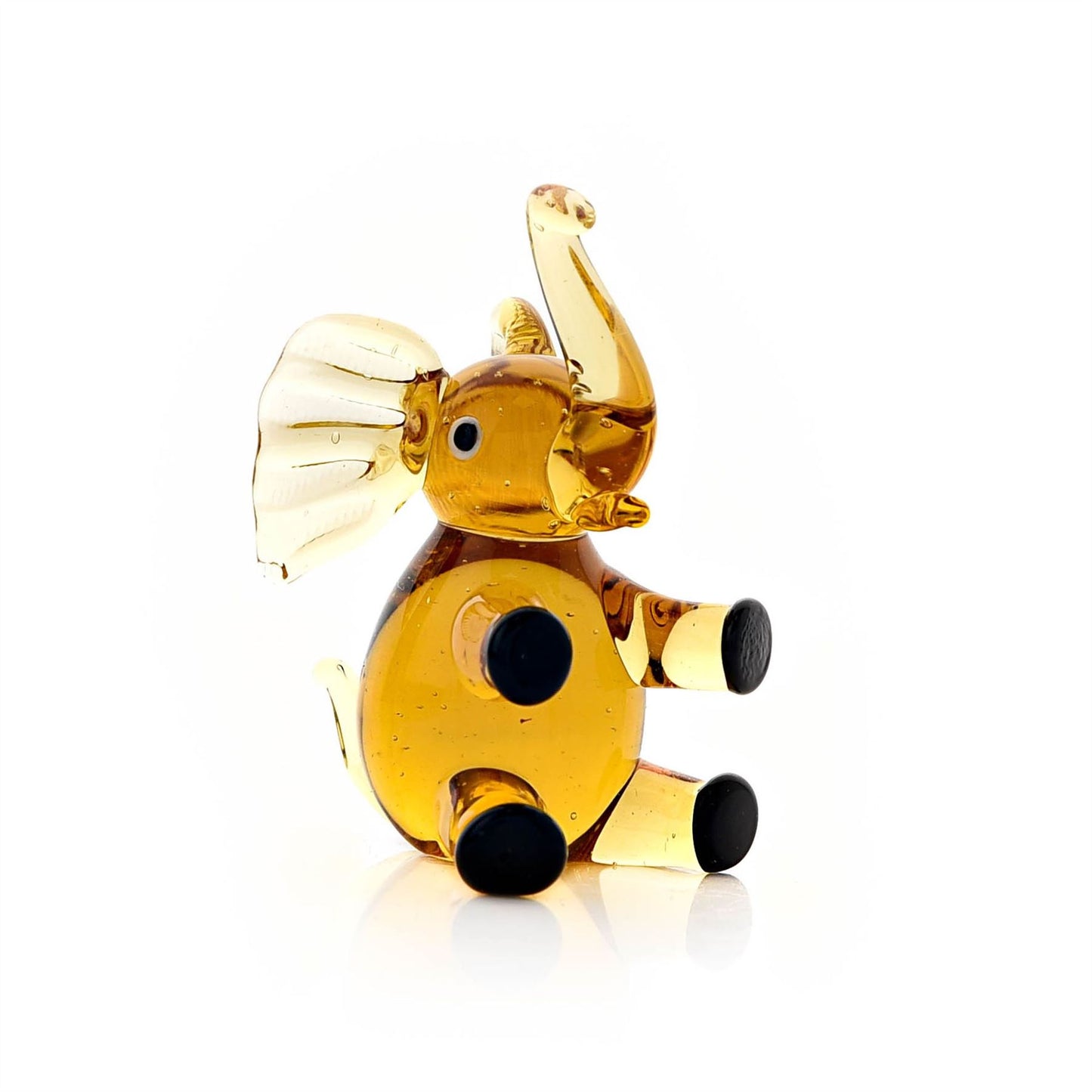 Objets d'art Miniature Glass Figurine - Elephant