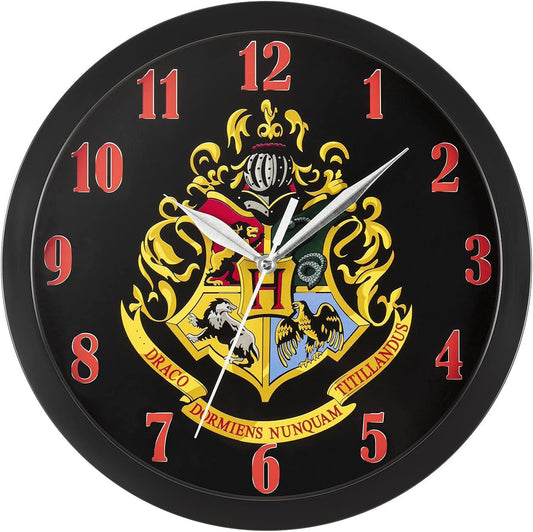 Harry Potter Children Black Frame Wall Clock HP3049 25CM