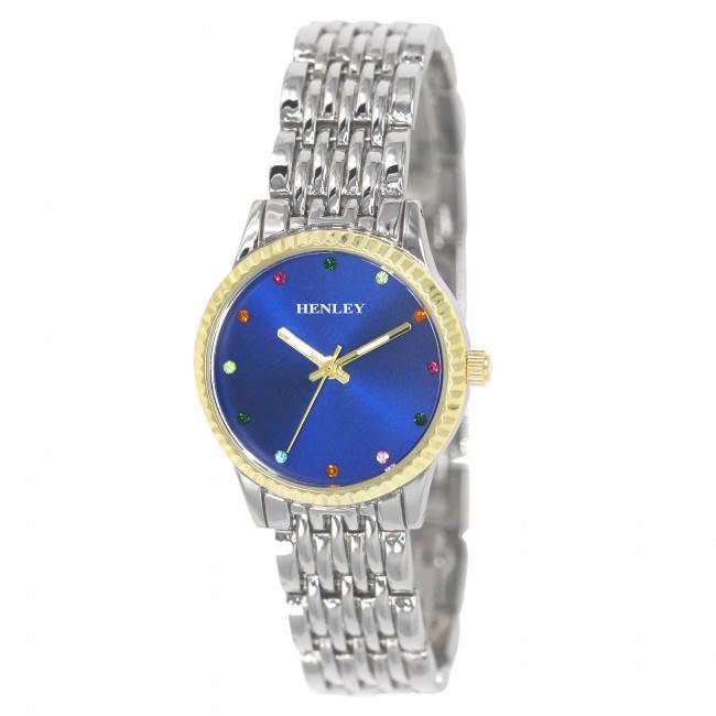 Henley Ladies Rainbow Spectrum Diamante Watch H07319 Available Multiple Colour