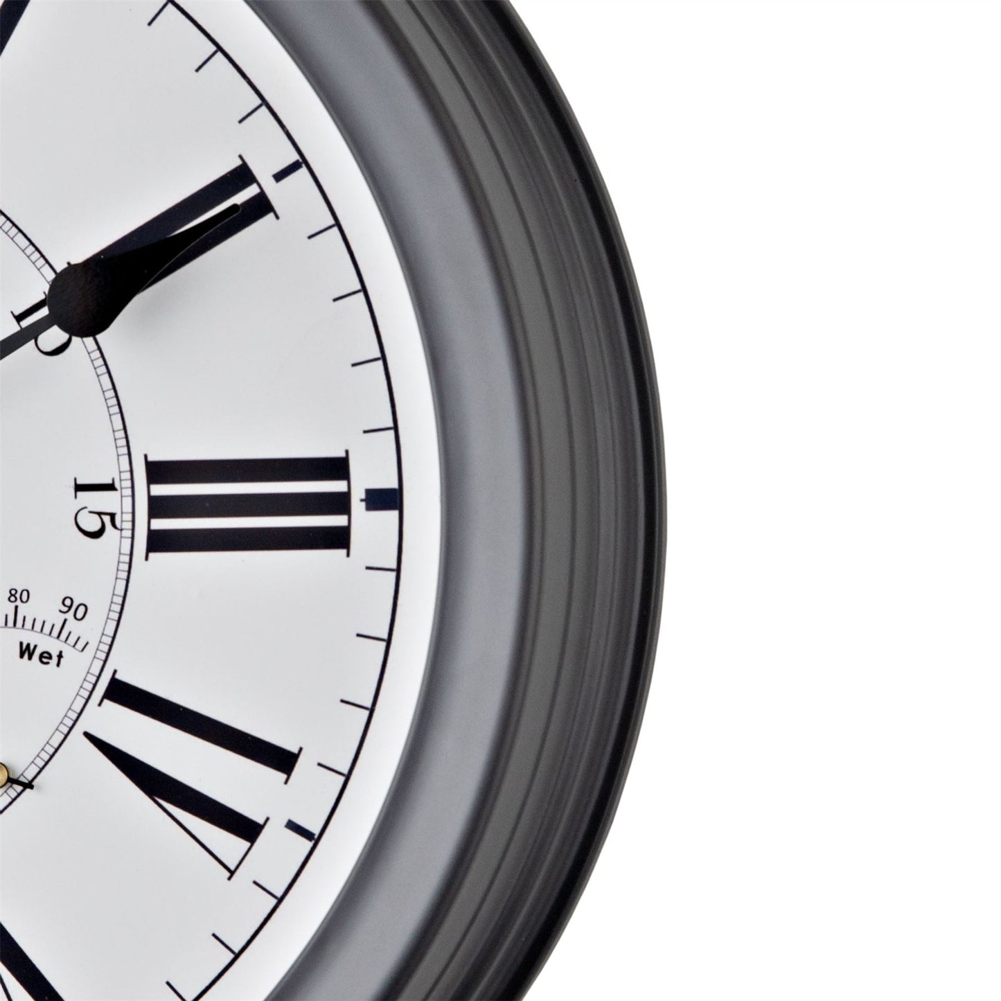 Hometime 35.5cm Roman Dial Sound Controlled With LED Light Wall Clock Available Multiple Colour