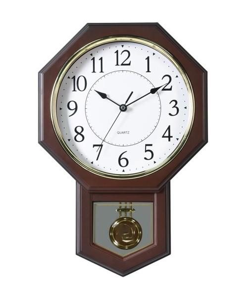 PW302 AMPLUS HEXAGON PENDULUM WALL CLOCK