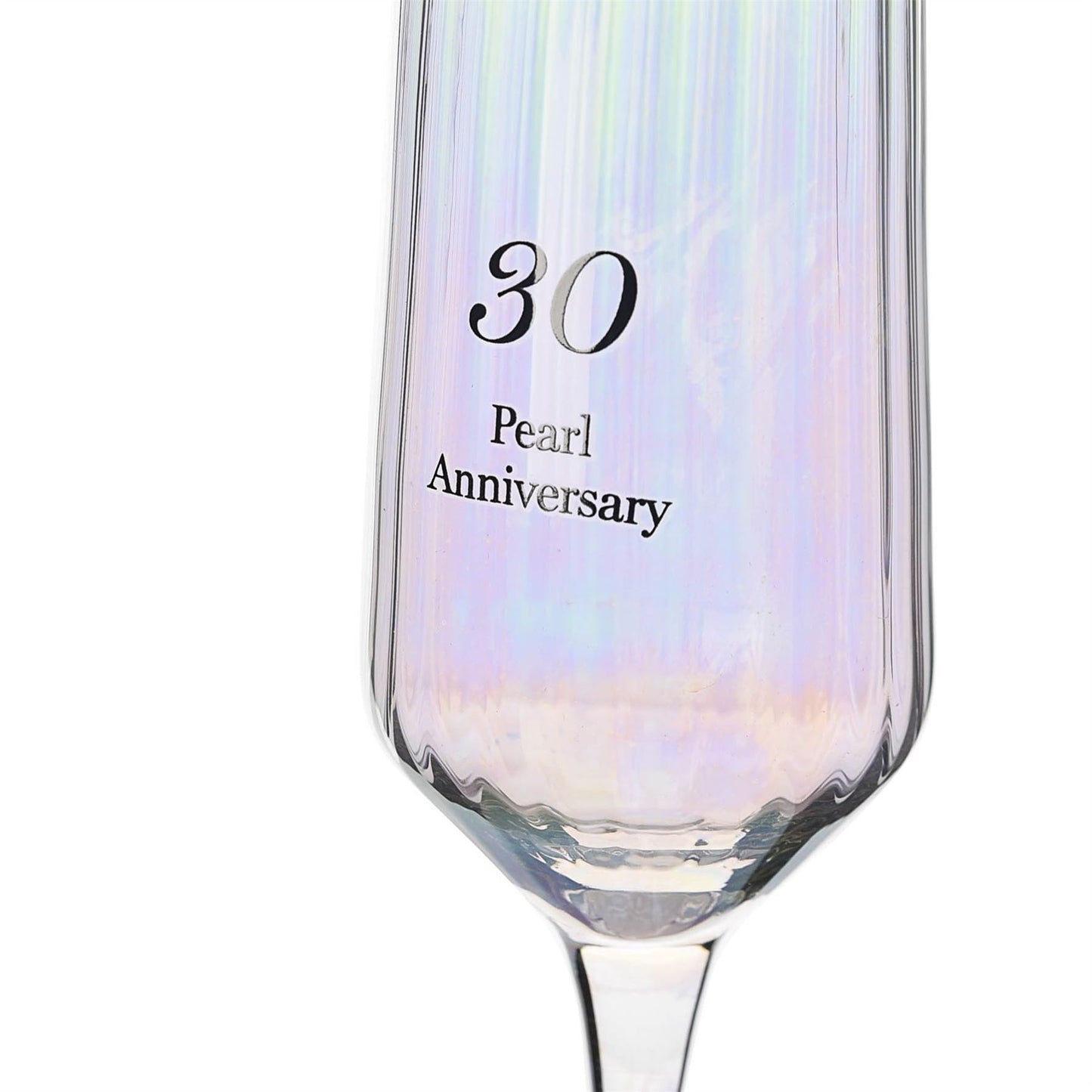 Amore Set of 2 Flute Glasses - 30th Anniversary (MINIMUM ORDER QUANTITY 2)