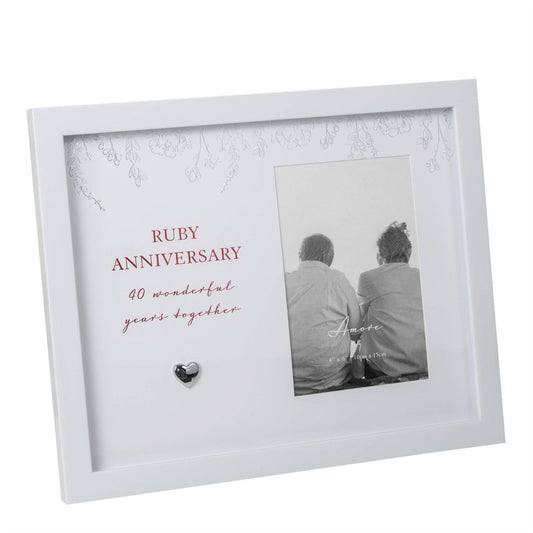 Amore Ruby Anniversary Frame 4" x 6"