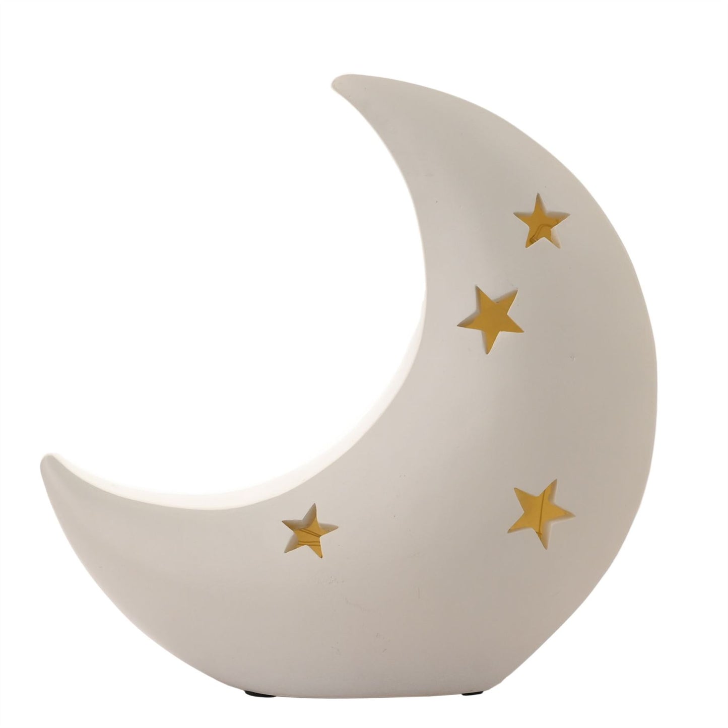 Bambino Moon Shaped Resin Night Light "Love you to the Moon"