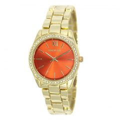 Henley Ladies Diamante Bracelet Watch Gold/Orange H07327.28
