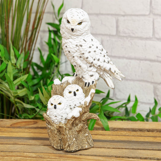 Naturecraft Collection - Owl & Owlets Figurine 29cm