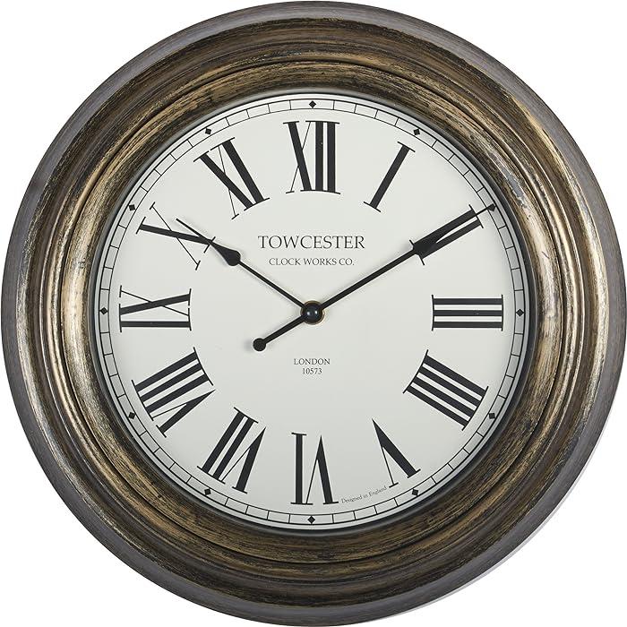 Acctim Consett Antique Bronze 30cm Wall Clock 21918