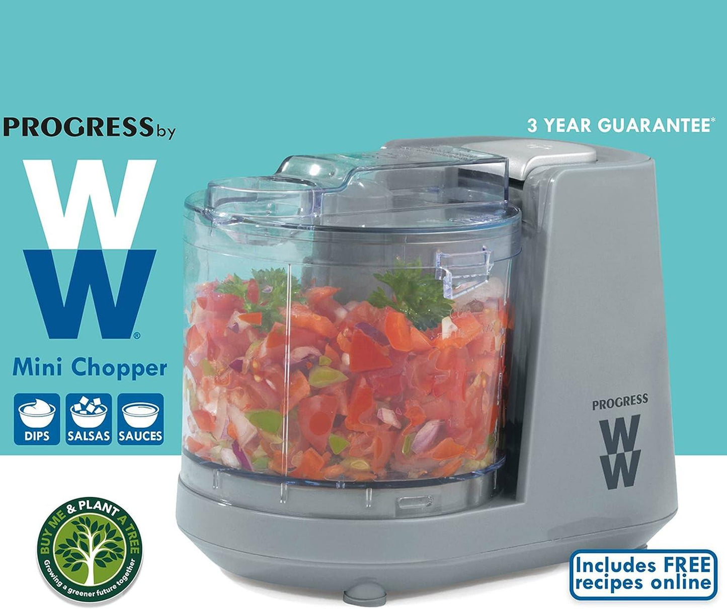 Progress By WW Mini Chopper Pro 350ML Bowl 150W