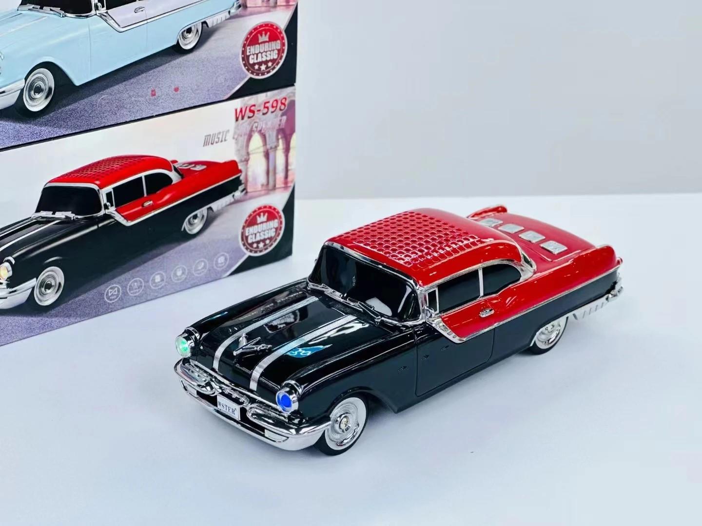 WSTER Wireless Bluetooth Car Speaker with TF/USB/FM - CADILLAC Available Multiple Colour