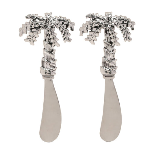 Hestia Set of 2 Cheese Knife Set Palm Tree