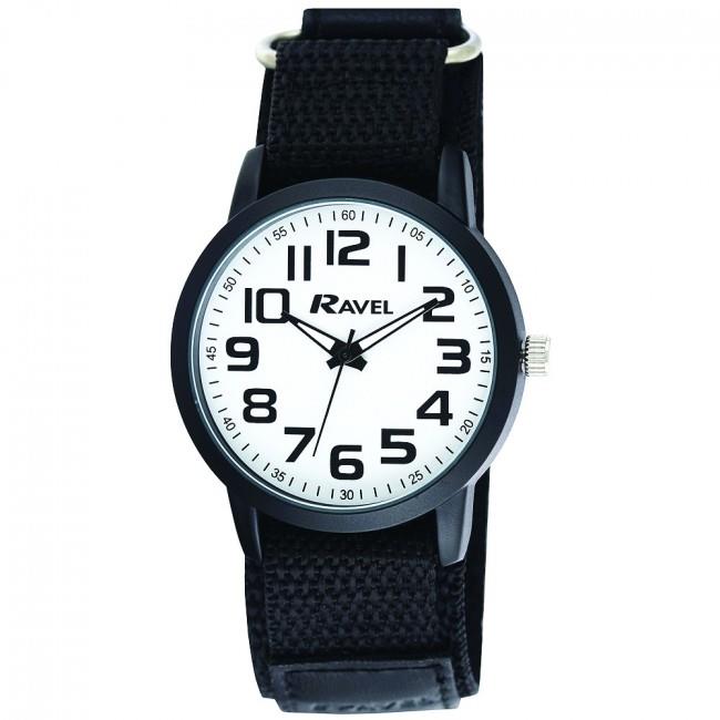 Ravel Mens Velcro Sports Bold Arabic Dial Watch R1601.64 Available Multiple Colour