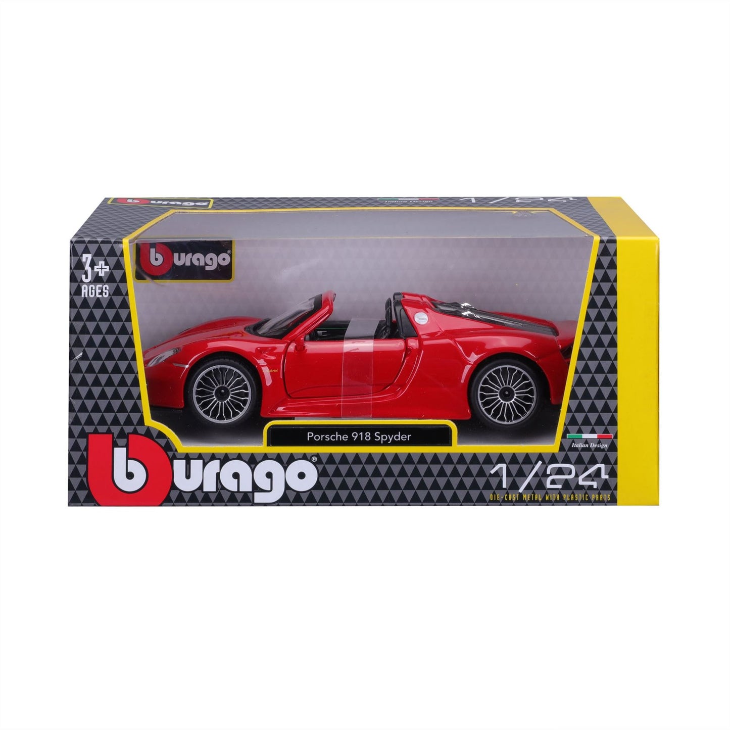 1:24 Porsche 918 Spyder Red - Diecast Model car Collectables
