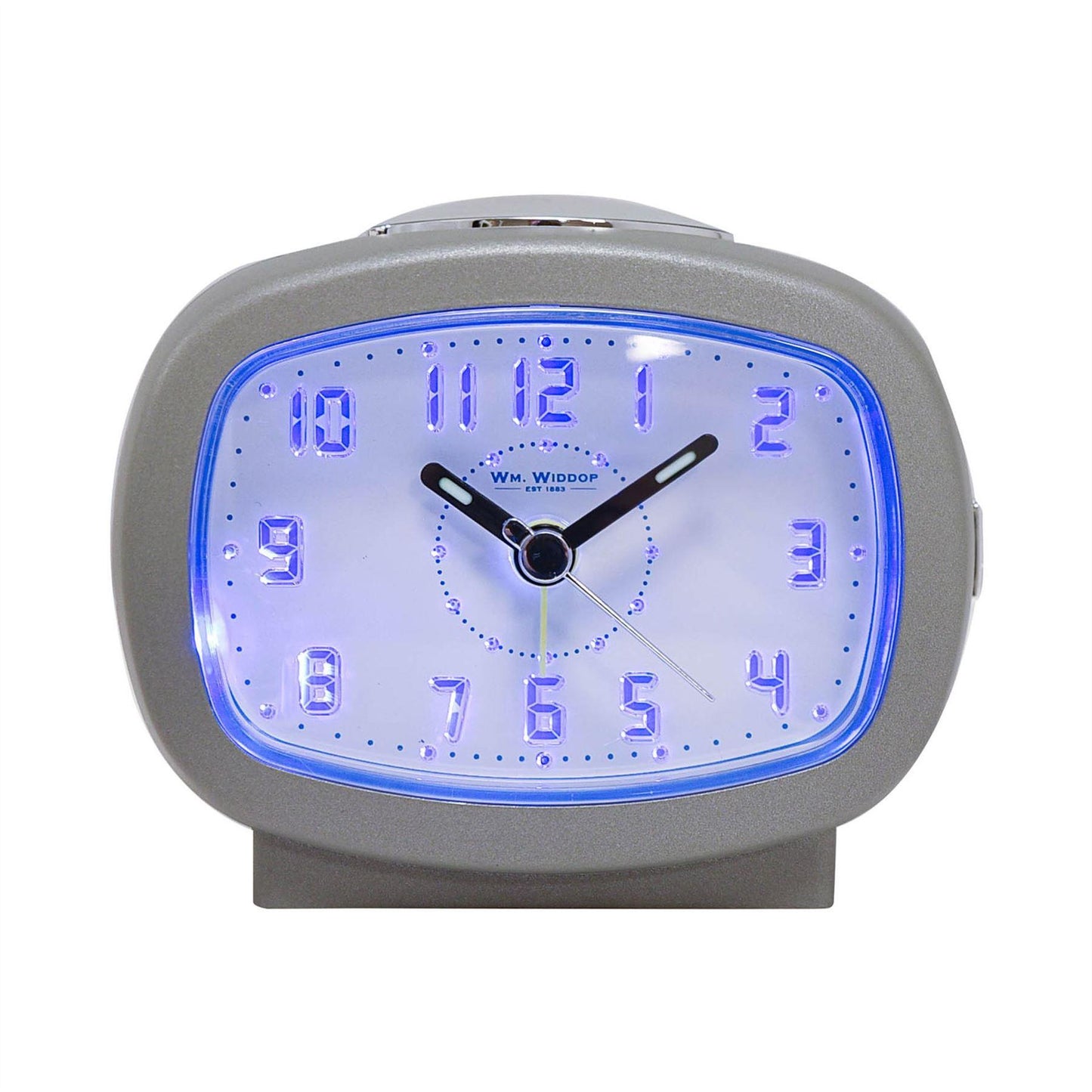Widdop Qtz Beep Alarm Clock LED Dial/Snooze 9765 Available Multiple Colours