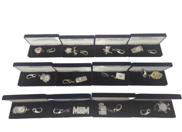 100 Watches Keychain Clock for £150 Ladies & Children Mix - CLEARANCE NEEDS RE-BATTERY