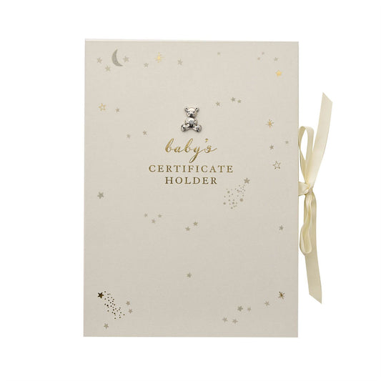 Bambino Little Star A4 Birth Certificate Holder