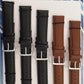 1005 Padded Leather Watch Straps Pk5 Black & Brown mixed 18mm-30mm Available Sizes
