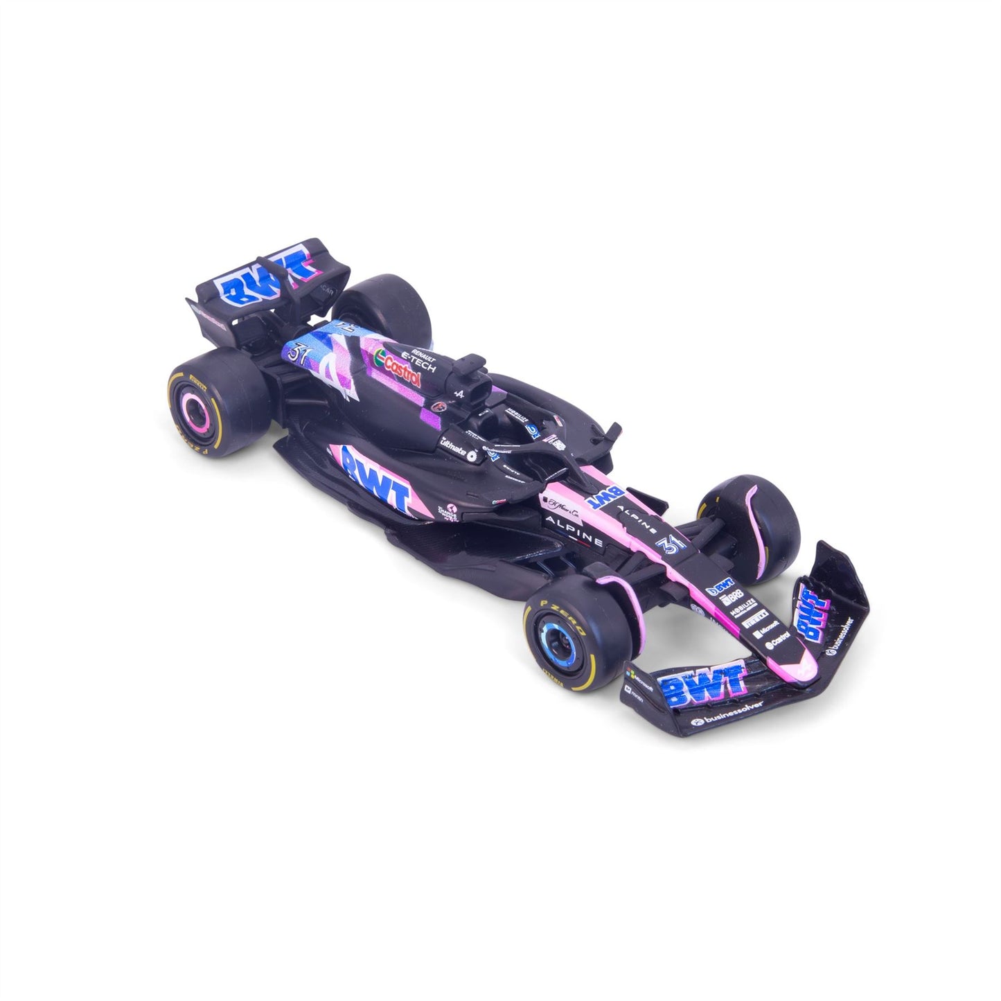 1:43 F1 Bwt Alpine F1 Team A524 2024 Ocon In 12Pc Dispenser - Diecast Model car Collectables