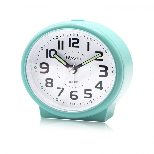 Ravel Pastille Oval Beep Quartz Alarm Clock RC046 Available Multiple